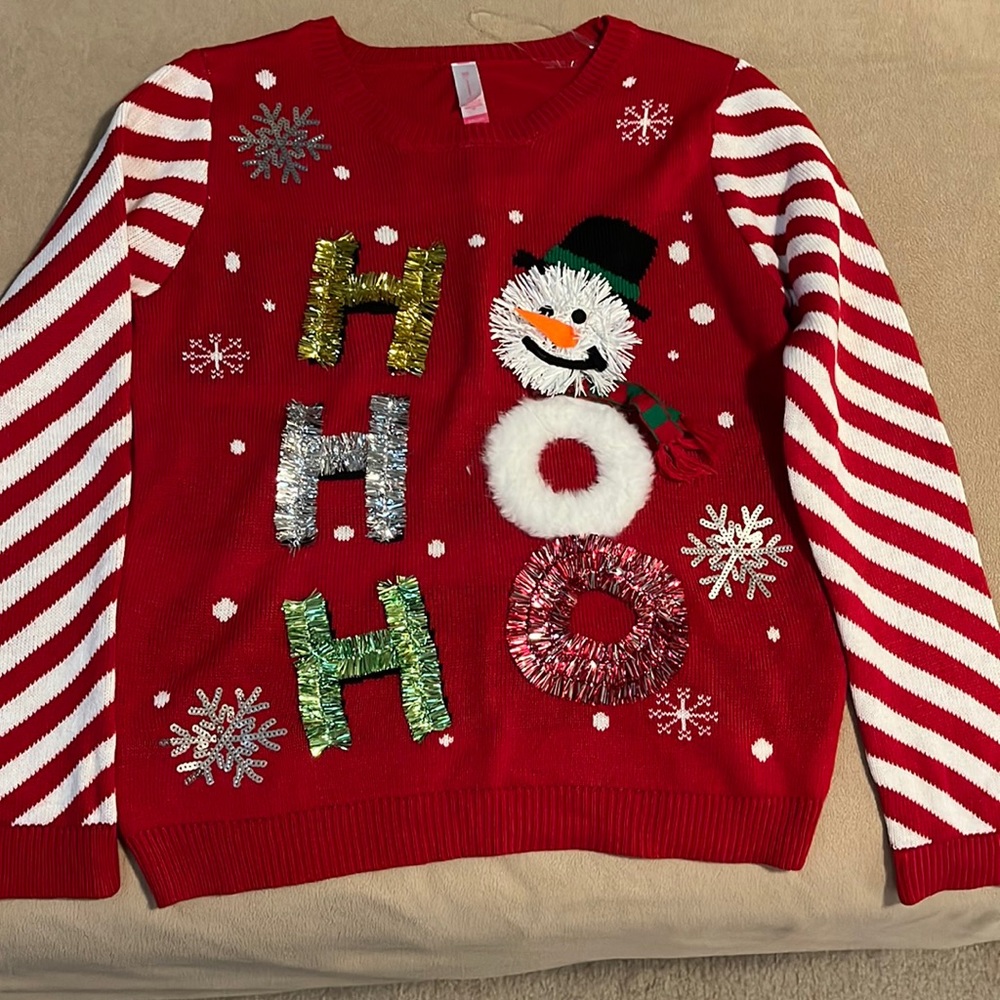 Ugly Christmas sweater! XXL youth. VGUC